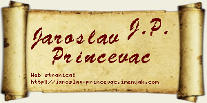 Jaroslav Prinčevac vizit kartica